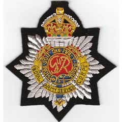 Royal Army Service Corps Wire Blazer Badge Image 2