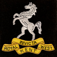 Royal West Kent wire blazer badge Image 2