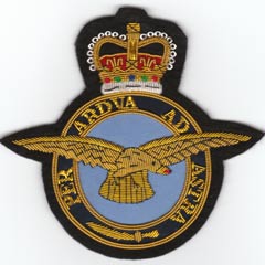 RAF seconds blazer badge