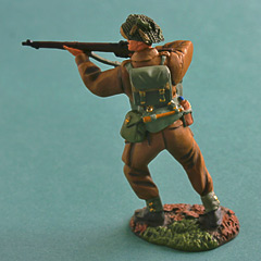 Britains WW2 British Infantry Firing Metal Figure Image 2