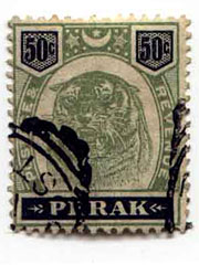 Perak 1895 SG75 Fine Used Stamp Image 2