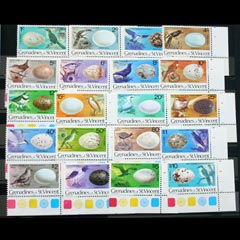 Grenadines of St. Vincent Birds and their Eggs Stamp Set Image 2
