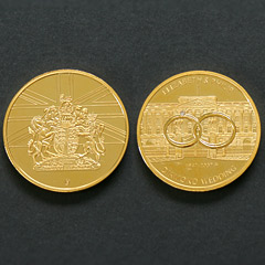 2007 Elizabeth and Philip Diamond Wedding Medallion