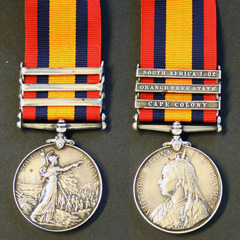 Queens South Africa medal to S.Hockenhull