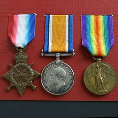 WW1 1914-15 Trio Group of Medals 2 Image 2