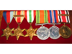 6 Medal Group WW2 with QE2 Special Constabulary Medal