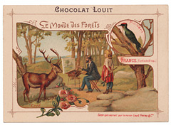 Chocolat Louit Trade Card - France