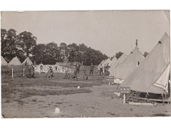 Military Camp at Chattenden Postcard 