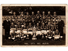 Postcard of Hull City AFC 1927-28