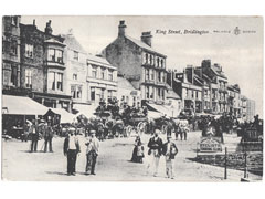 King Street Bridlington Postcard - Yorkshire Image 2