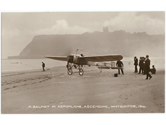 M.Salmet Aviator in Scarborough Postcard Image 2