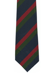 Black Watch regimental striped tie Image 2