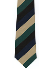 Gordon Highlanders Striped Tie Image 2
