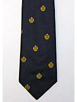 RAF Cap Badge logo on Navy tie