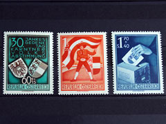 Austria 1950 Carinthian Plebiscite Mint Stamps Image 2