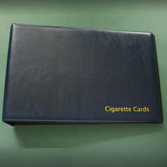 Cigarette Card Album - 2 Ring Binder - Blue