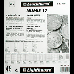 Numis 4 ring coin leaves for up to 17mm coins Image 2