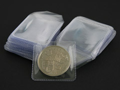 Clear plastic coin wallets Image 2