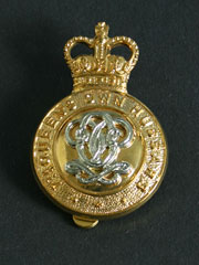 7th Queens Own Hussars, Queens Crown Cap Badge