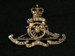 Royal Artillery Brass type Beret Badge