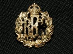 RFC Brass type Cap Badge