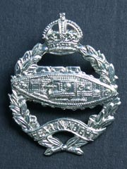 Royal Tank Regiment (KC) Cap Badge
