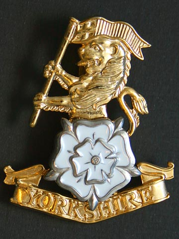 Product : Yorkshire Regiment (Enamelled) Cap Badge : from the