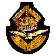RAF Officers Cap Badge GVIR