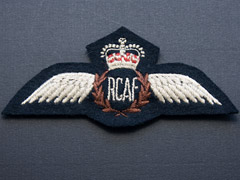 Royal Canadian Air Force Wings QC Badge