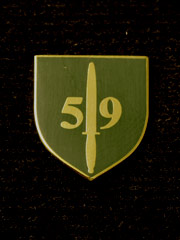59 Commando lapel badge