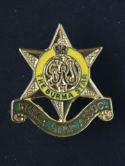 Burma Star Association lapel badge
