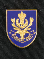 Queens Own Highlanders Lapel Badge