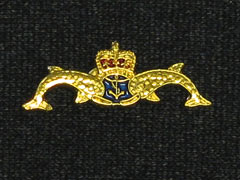 Submariners small lapel badge