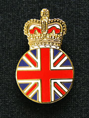 Union Jack GB and NI Flag with Crown
