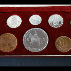 1953 Royal Mint British Proof Set with Crown Image 2