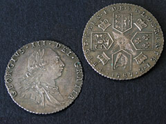 George III 1787 Sixpence - British Coin