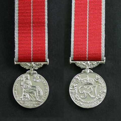 British Empire Miniature Medal - GVR - Military