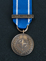 Nato Former Yugoslavia Miniature Medal Image 2