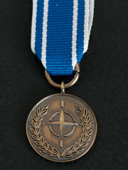 NATO Macedonia Miniature Medal  Image 2