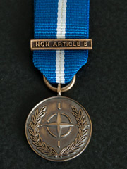 NATO Non Article 5 Miniature Medal Image 2