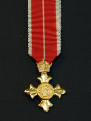 Miniature OBE military medal Image 2