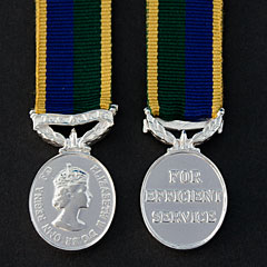 Territorial Efficiency Medal QE2 post 1969 Image 2