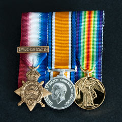 WW1 1914 Mons Star trio Court mounted Medals