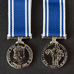 Police Long Service Good Conduct Miniature Medal Image 2