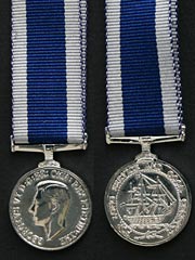 Royal Naval LSGC GeoVI Miniature Medal Image 2