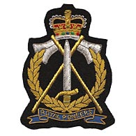 Royal Pioneers Wire Blazer Badge