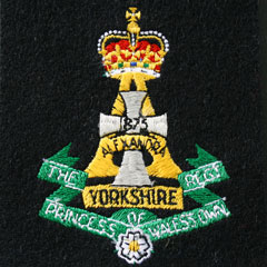 Green Howards Silk Blazer Badge