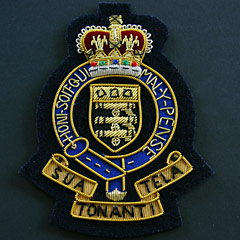 Royal Army Ordnance Corps Wire Blazer Badge