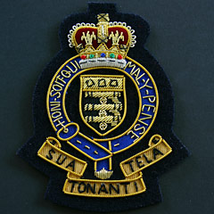 Royal Army Ordnance Corps Wire Blazer Badge