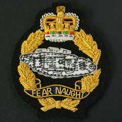 Royal Tank Regiment Wire Blazer Badge